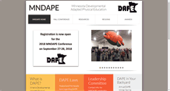 Desktop Screenshot of mndape.org